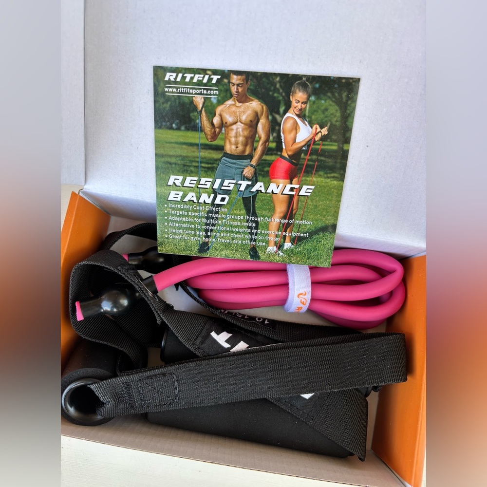 RitFit Pink Resistance Band 10/15lb